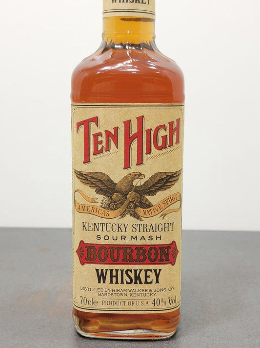 Whisky Ten High Kentucky Straight Bourbon Whisky 1990s bott.70 cl 40%