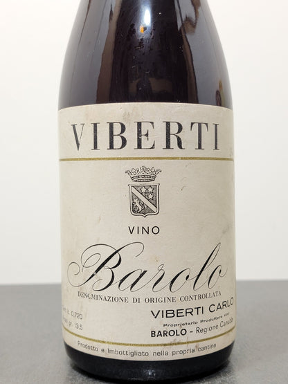 Barolo Carlo Viberti 1973 Cannubi bott.72 cl 13.5%