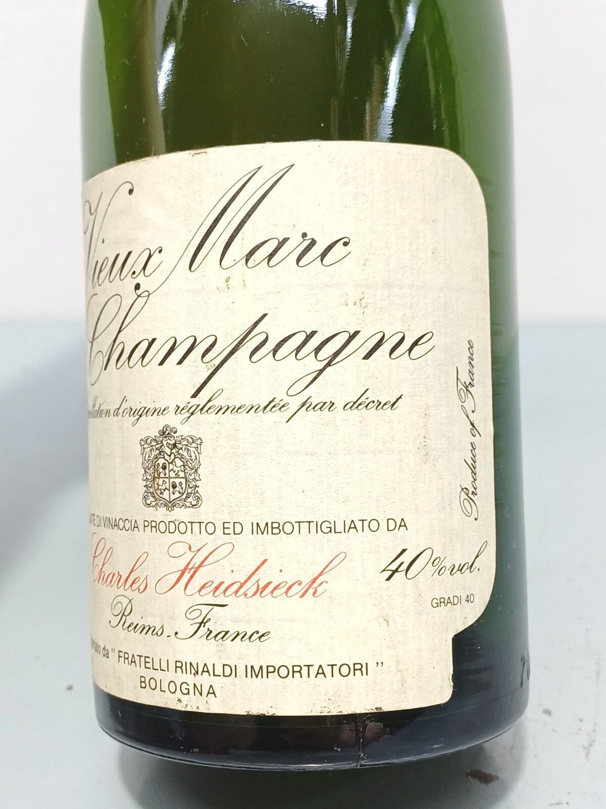 Grappa 1990 Charles Heidsiedck Vieux Marc De Champagne bott. 70 cl
