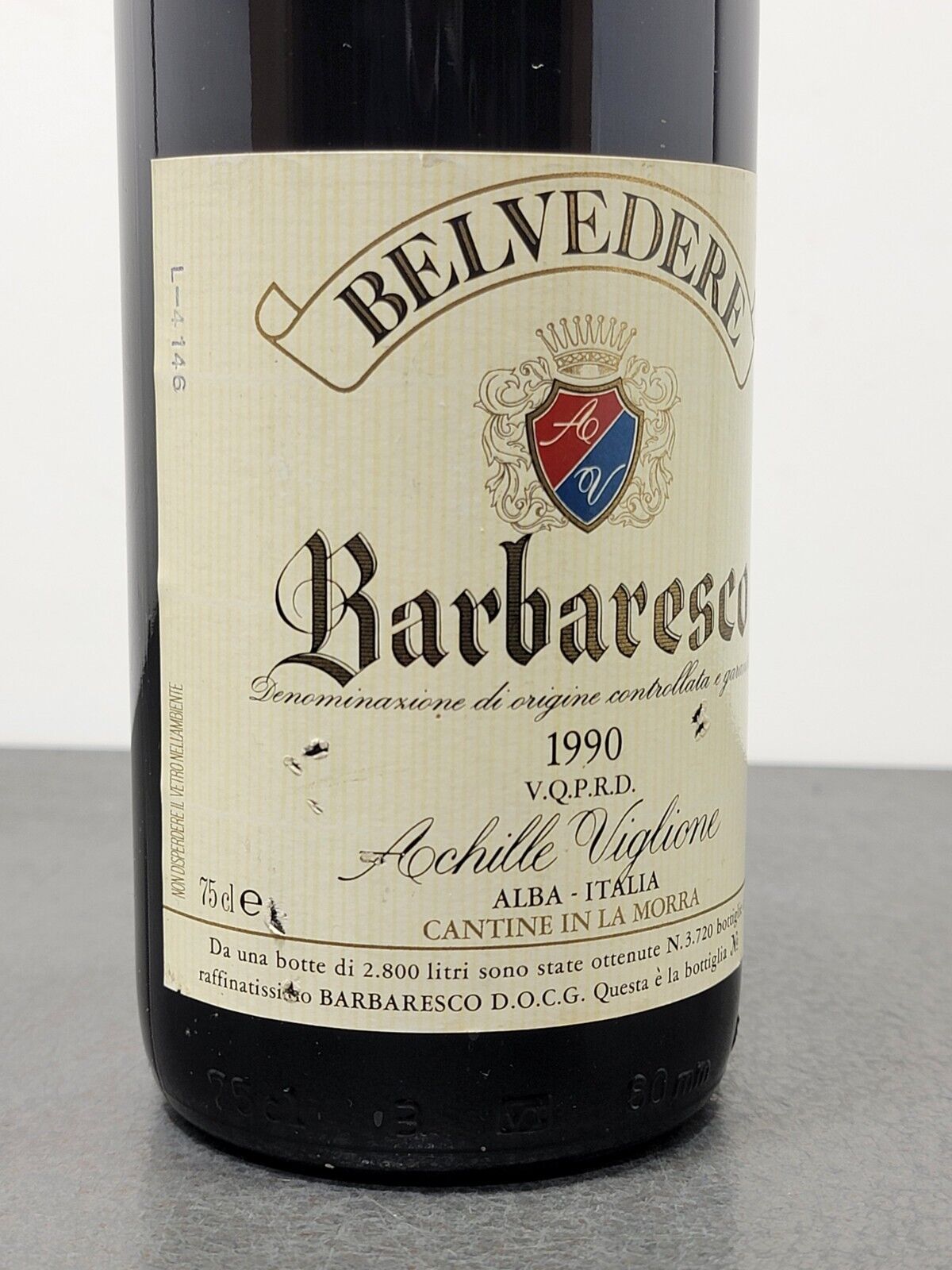 Barbaresco Belvedere 1990 Achille Viglione bott...75 cl 13.5%