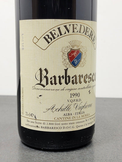 Barbaresco Belvedere 1990 Achille Viglione bott...75 cl 13.5%