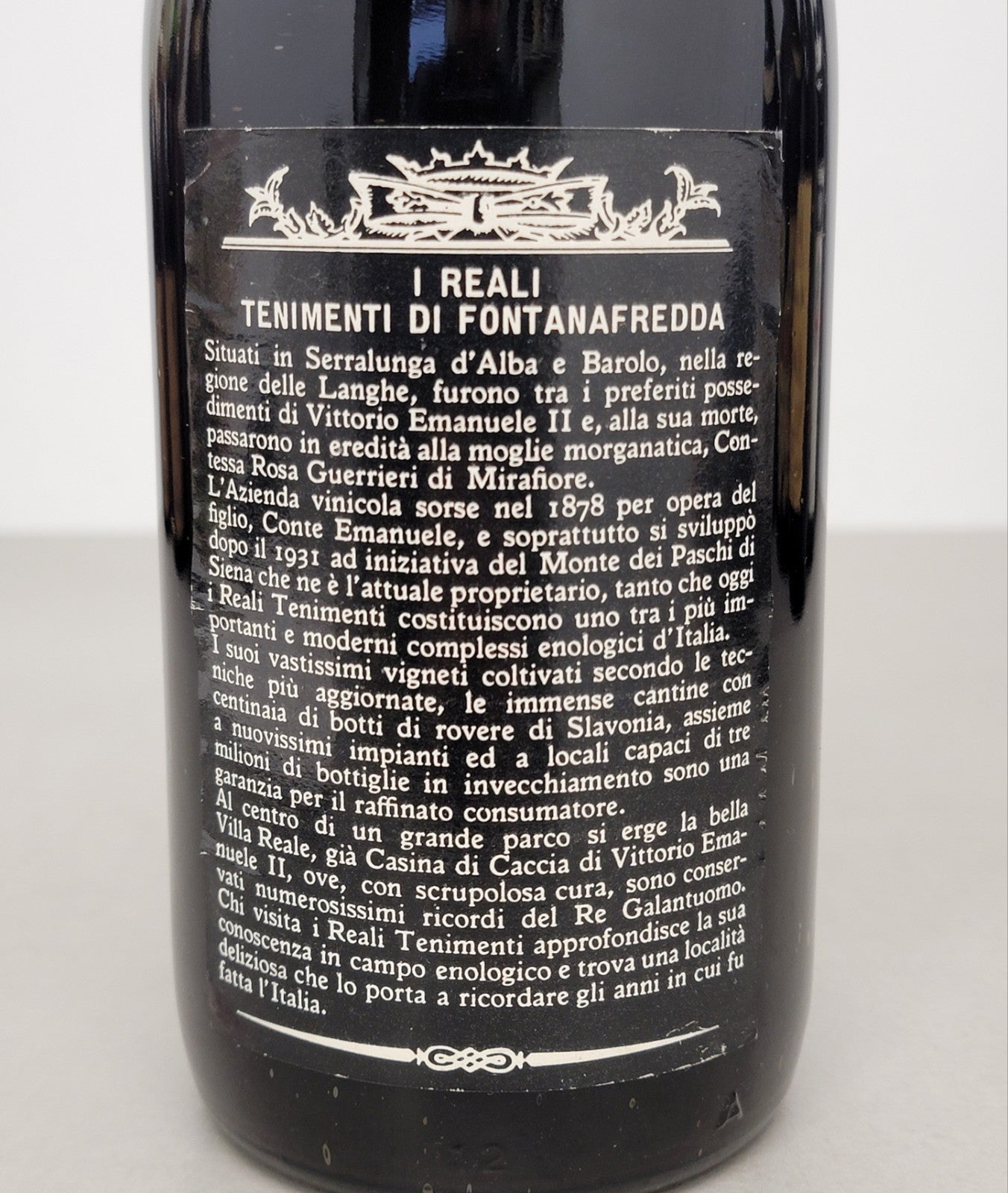 Barbaresco Fontanafredda 1976 Serralunga D'Alba bott. 75 cl 12,5%
