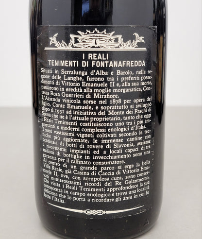Barbaresco Fontanafredda 1976 Serralunga D'Alba bott. 75 cl 12,5%
