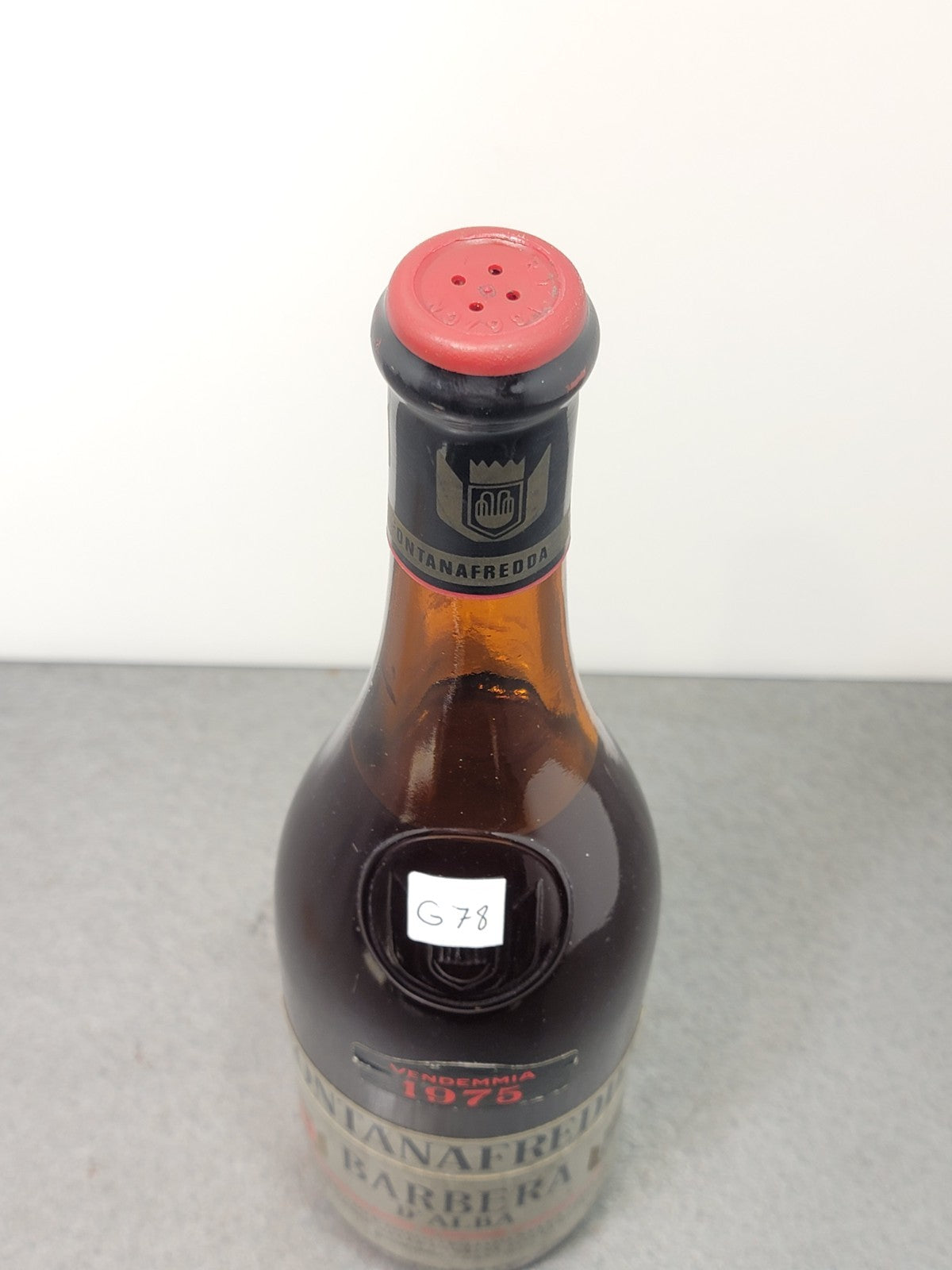 Barbera Fontanafredda 1975 Serralunga D'alba bott.75 cl 12%