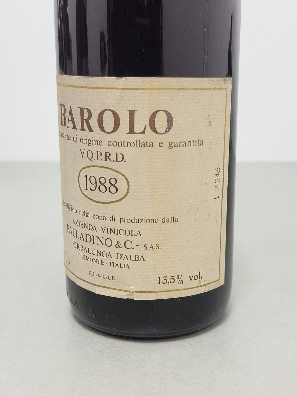 Barolo Palladino 1988 Serralunga D'alba bott.75 cl 13%