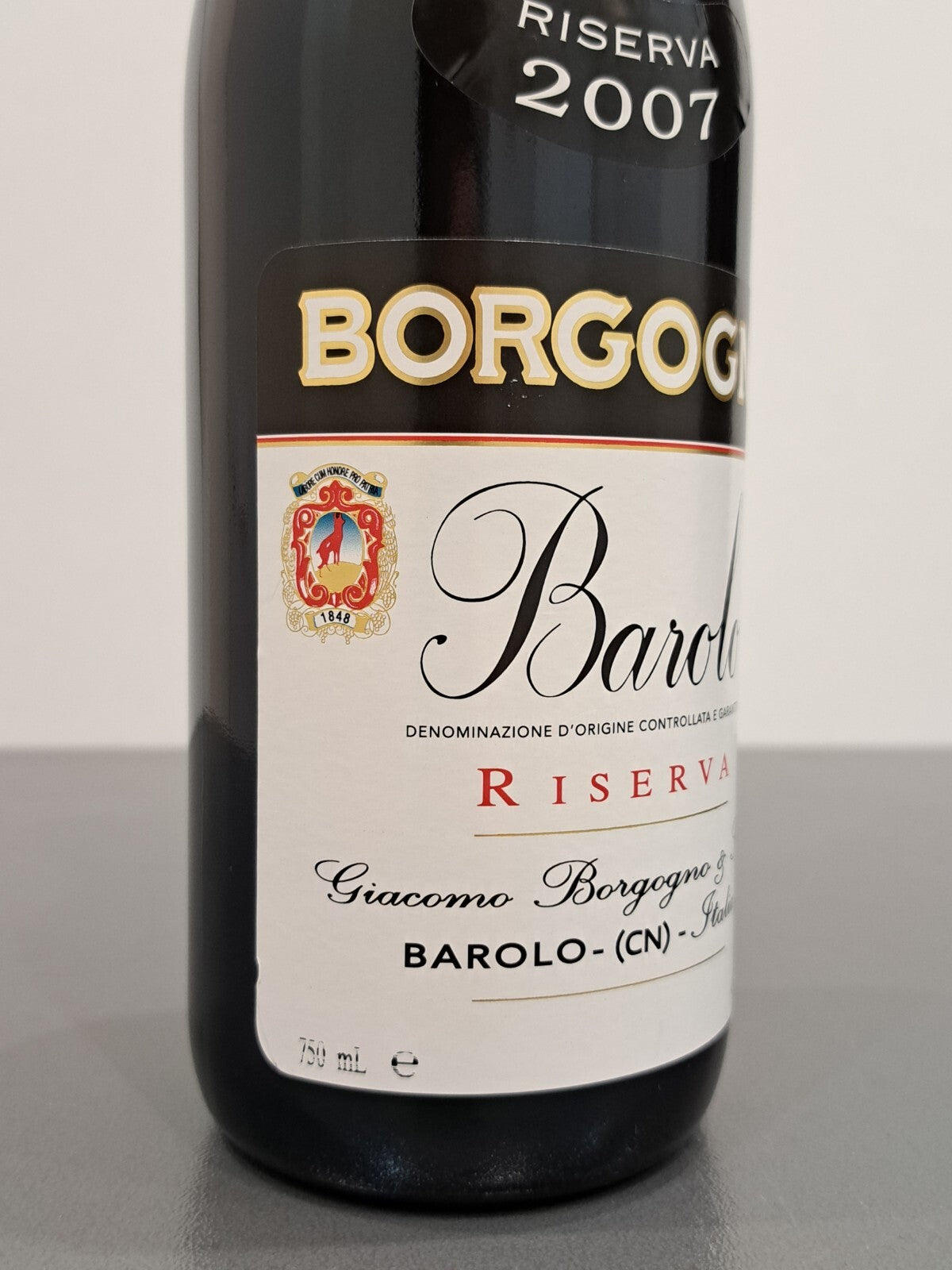 Barolo Riserva 2007 Giacomo Borgogno & Figli bott.75 cl