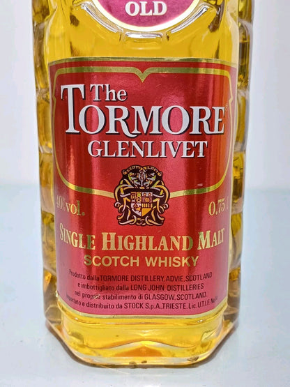 Whisky The Tormore 12 years Glenlivet Single Highland Malt anni 80 bott.75 cl