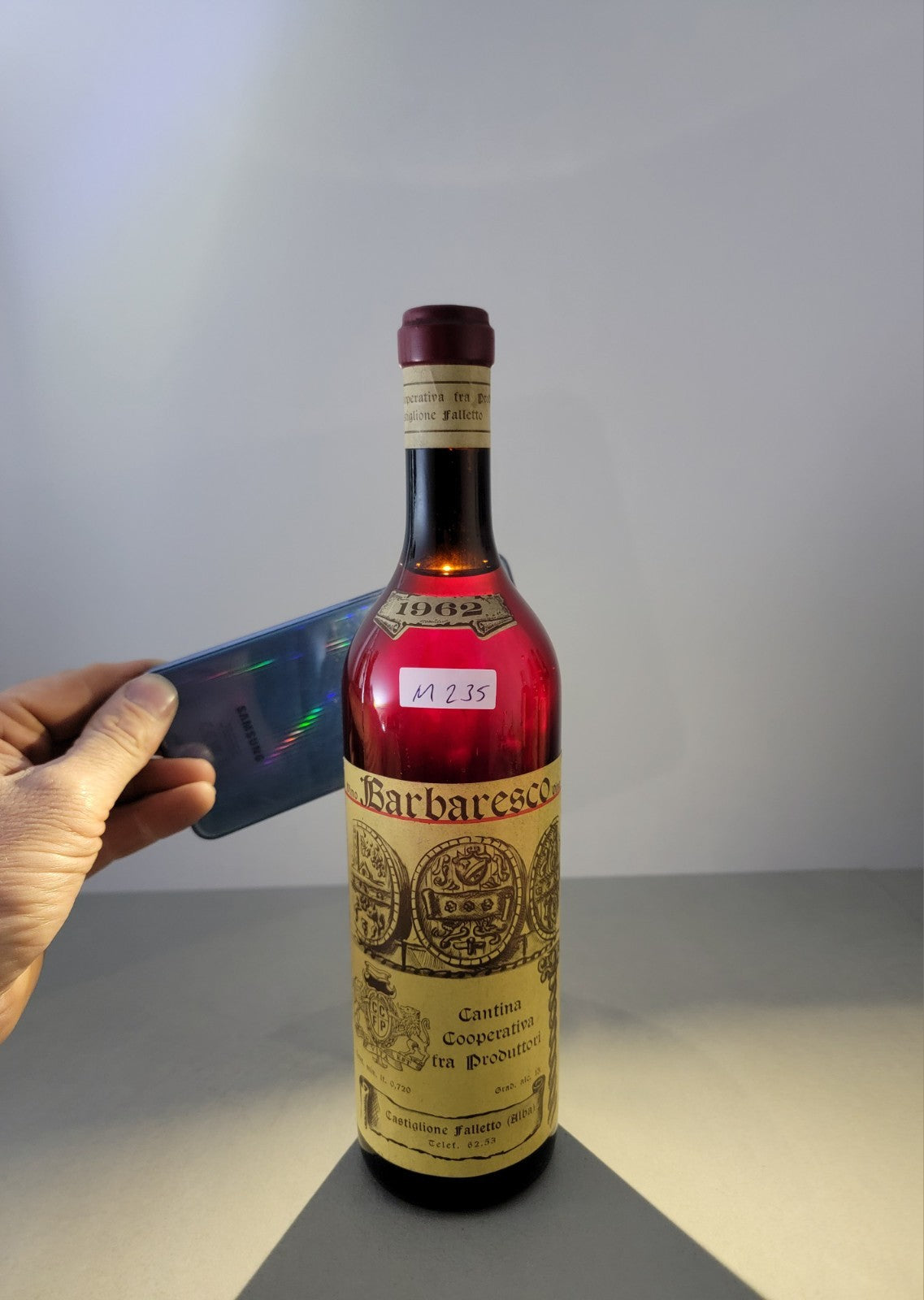 Barbaresco Coperativa fra Produttori 1962 Castiglione Falletto bott..72 cl 13%