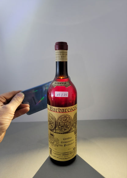 Barbaresco Coperativa fra Produttori 1962 Castiglione Falletto bott..72 cl 13%
