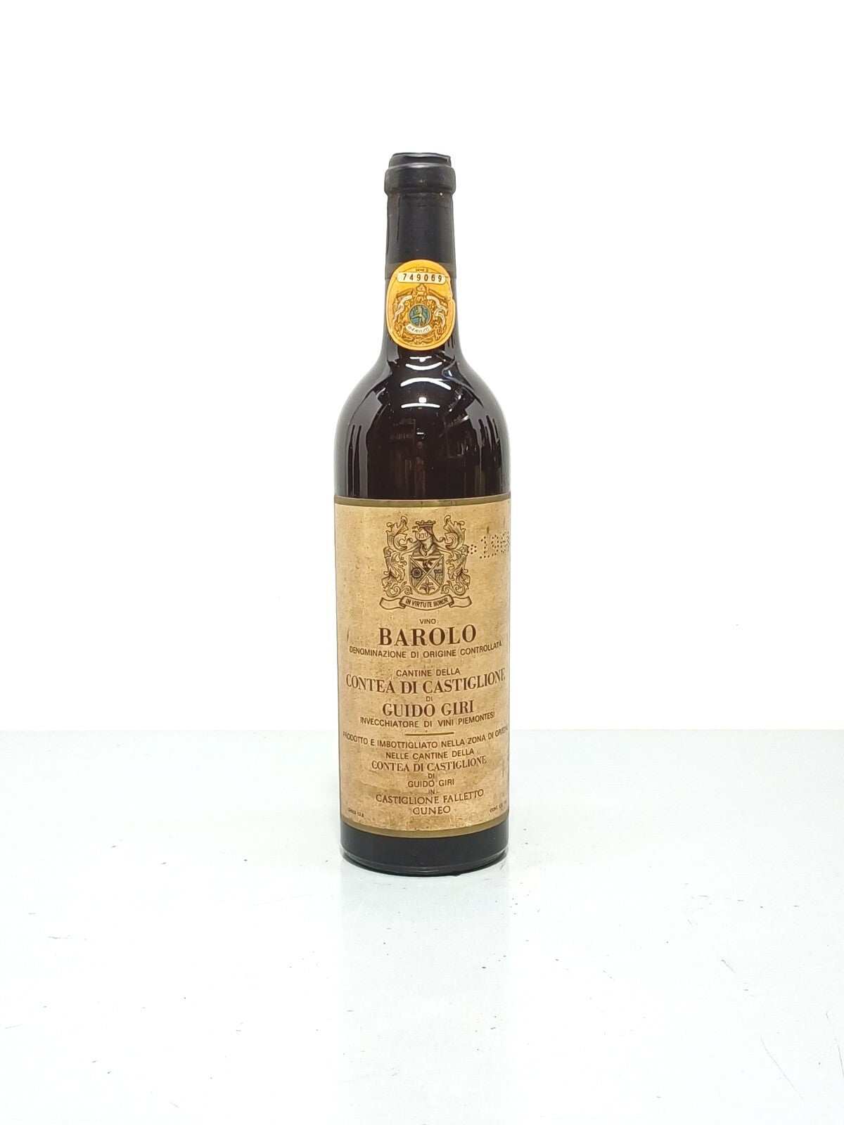 Barolo Guido Giri 1964 Castiglione Falletto bott.72 cl 13.8%