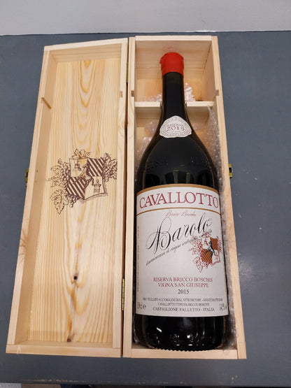 Barolo Cavallotto 2015 Magnum Riserva Bricco boschis Vigna San Giuseppe 1,5 Lt