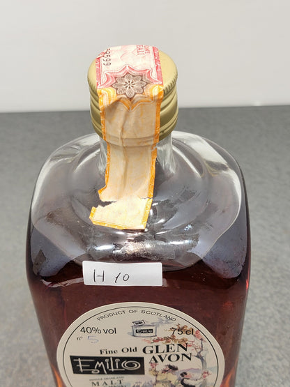 Whisky Glen Avon Gordon & MacPhail Emilio 1977, 12 years Imb.1989 Sestante 75 cl