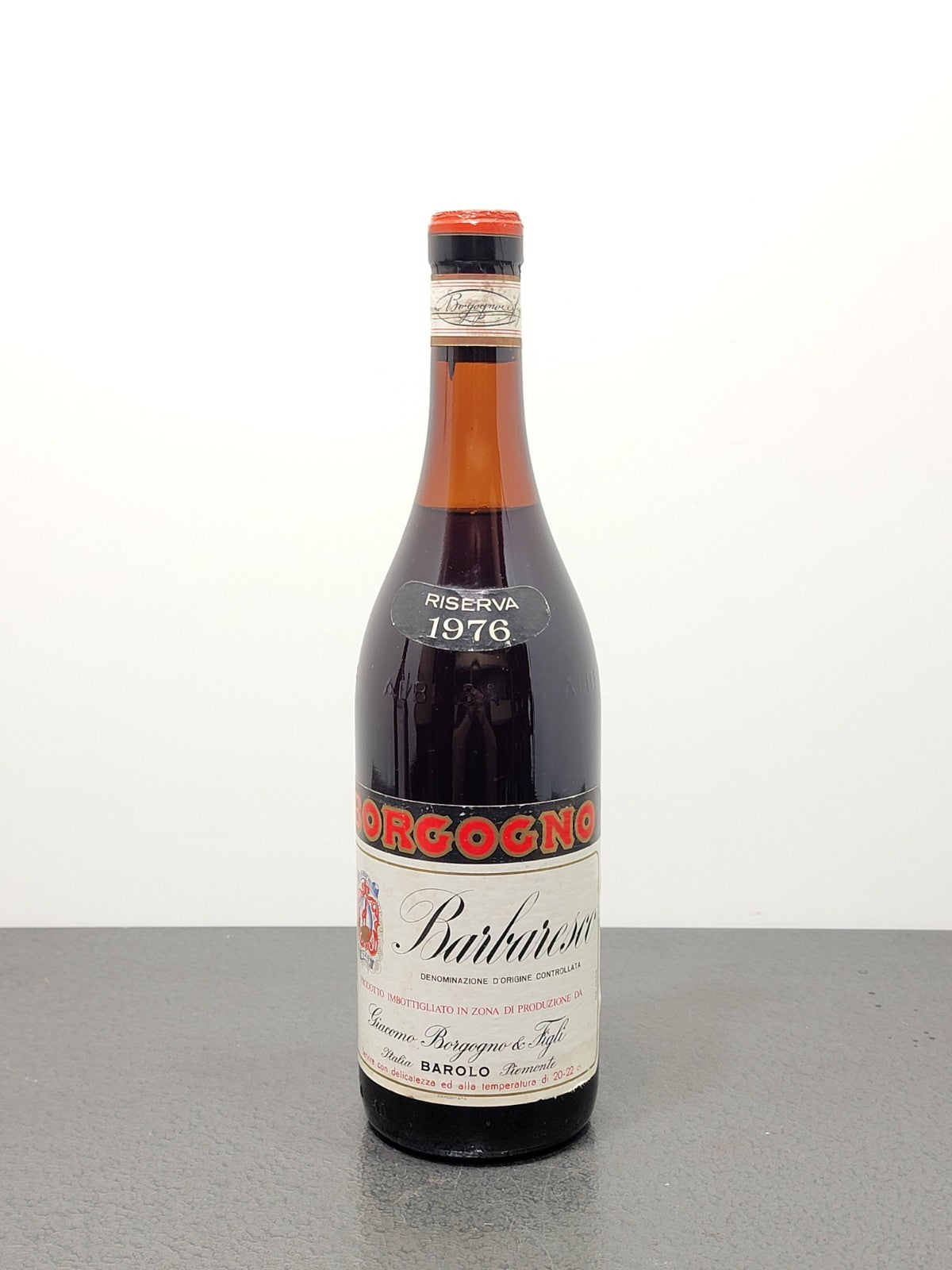 Barbaresco  Borgogno  Riserva 1976 bott. 75 cl 13.2%