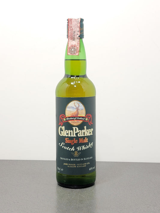 Whisky Glen Parker 1980s Single Malt Scotch Whisky bott.70 cl 40%