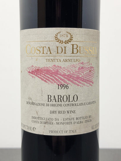 Barolo Costa di Bussia 1996 Tenuta Arnulfo Monforte D'alba bott.75 cl 13.5%