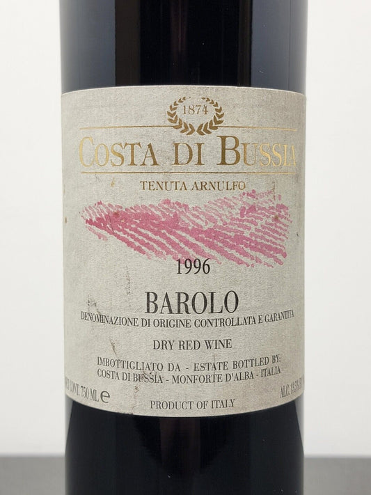 Barolo Costa di Bussia 1996 Tenuta Arnulfo Monforte D'alba bott.75 cl 13.5%