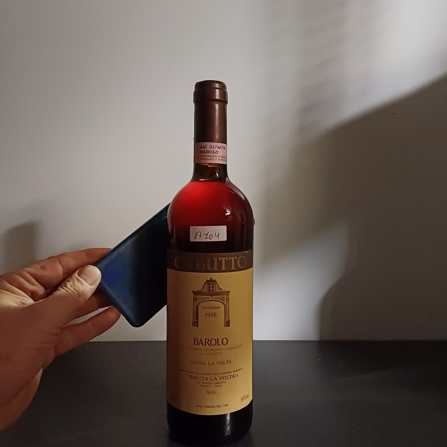 Barolo Cabutto 1998 Vigna La Volta bott.75 cl