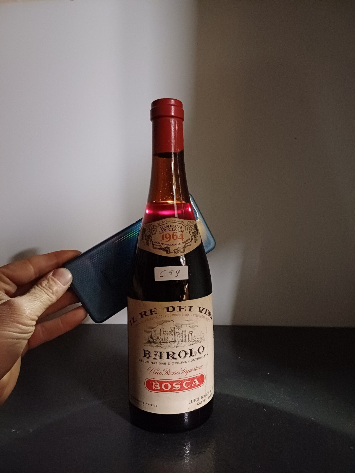 Barolo Luigi Bosca 1964 Riserva Speciale Vino Rosso Superiore bott.72 cl 13.5%