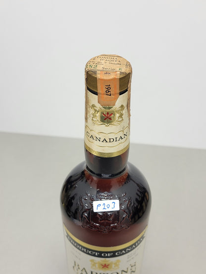 Whisky Barton's Canadian Mist 1967 bott.75 cl 43%