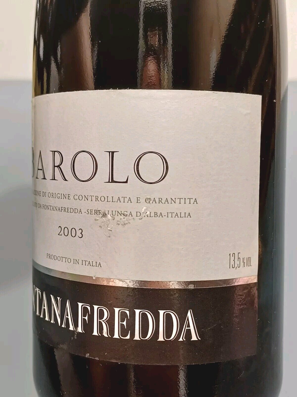 Barolo Fontanafredda 2003 Serralunga D'alba bott.75 cl 13 5%