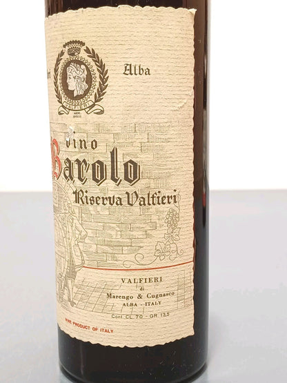 Barolo Valfieri Riserva 1959 Alba bott. 70 cl 13,5%