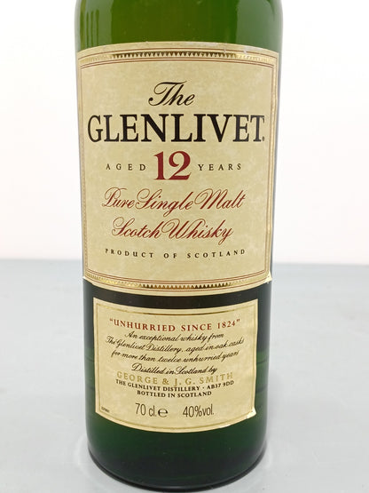 Whisky The Glenlivet 12 years Pure Single Malt bott.70 cl