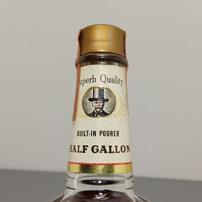 Whisky Kentucky 1970s 2 Litri Gentleman 4 Years Old Straight Bourbon 86 Proof