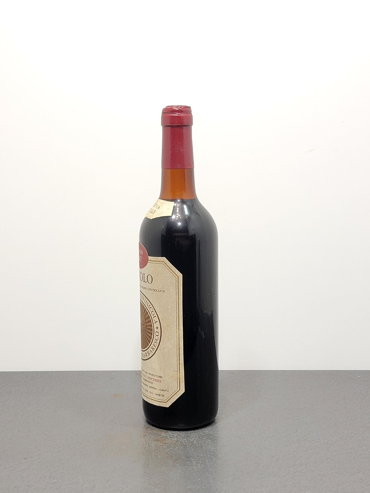 Barolo S. Vincenzo Riserva Speciale 1967 bott.72 cl 13.5%