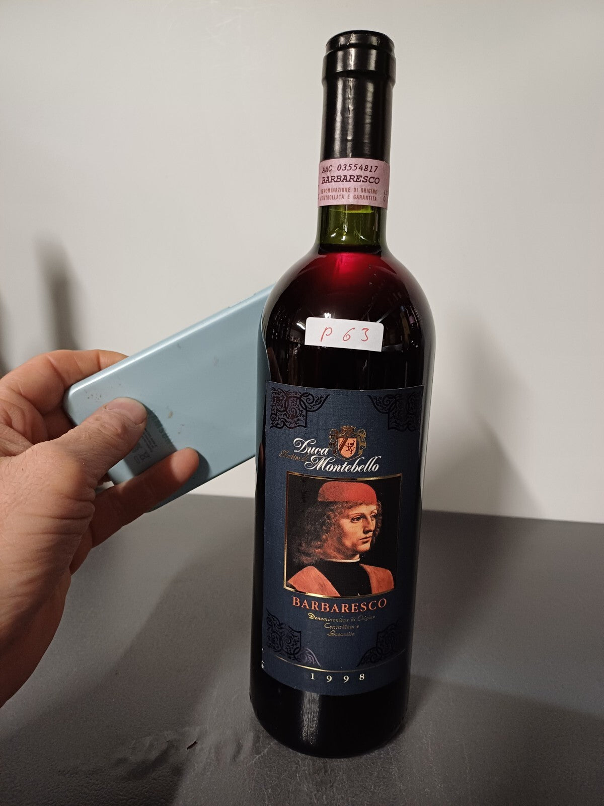 Barbaresco Duca Bortini Di Montebello 1998 bott. 75 cl 13,5%