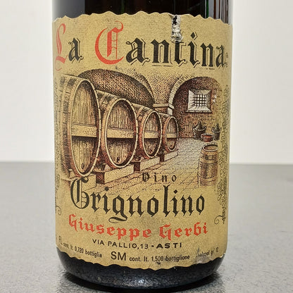 Grignolino 1974 Giuseppe Gerbi bott. 72 cl