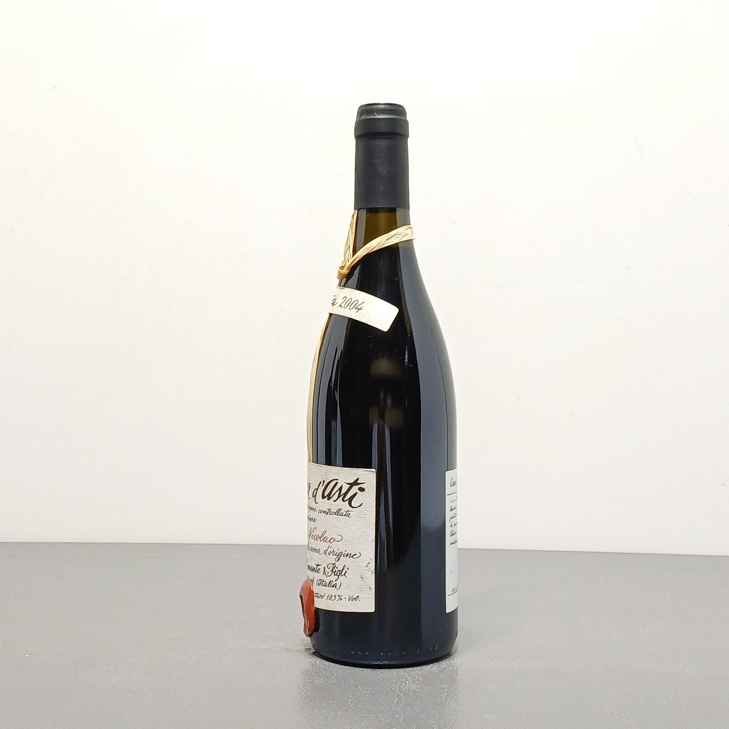 Barbera Guasti Clemente 2004 Fonda S.Nicolao Nizza Monferrato bott. 75 cl 13.5 %