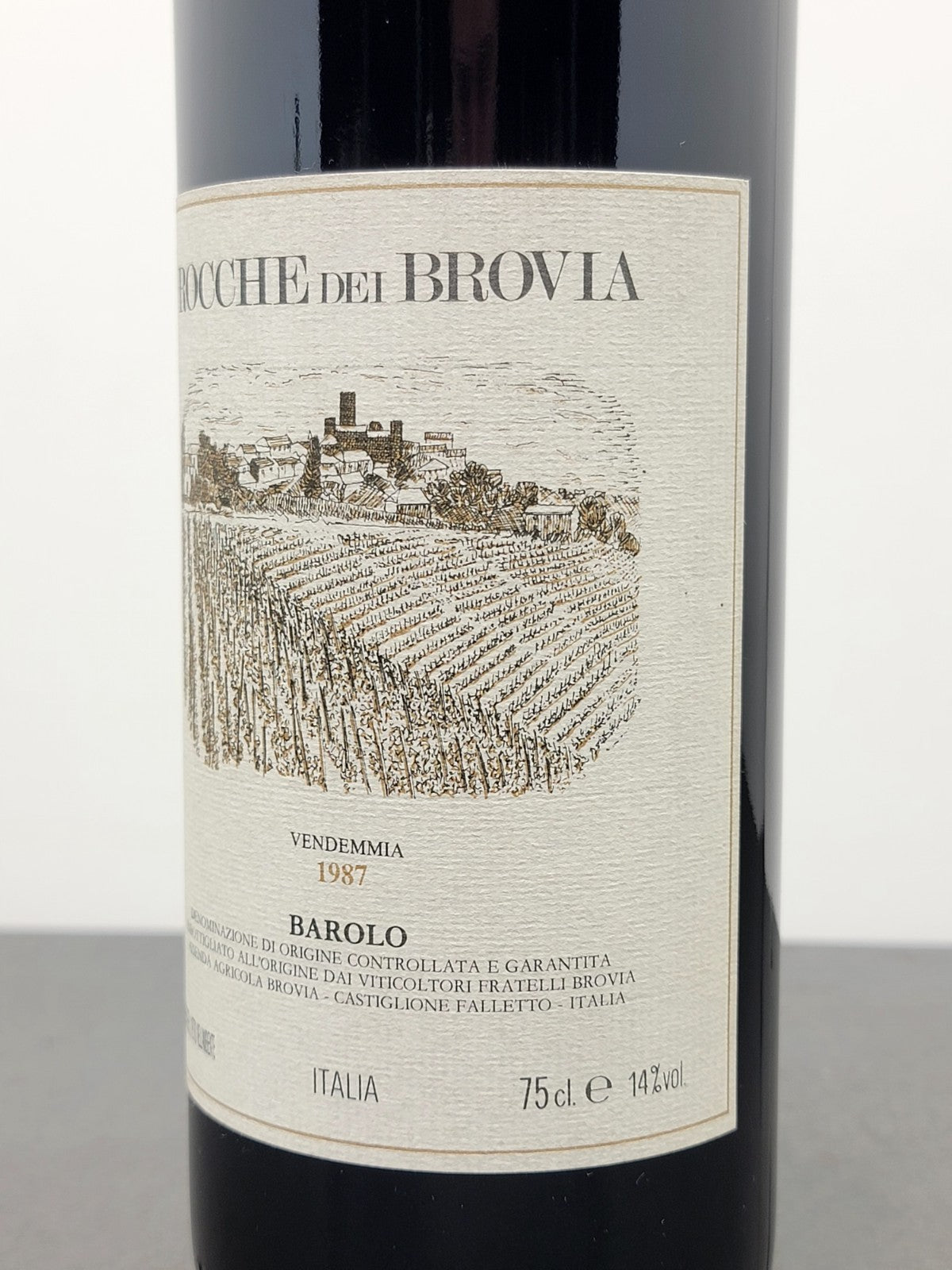 Barolo Rocche Dei Brovia 1987 Castiglione Falletto bott.75 cl 14%