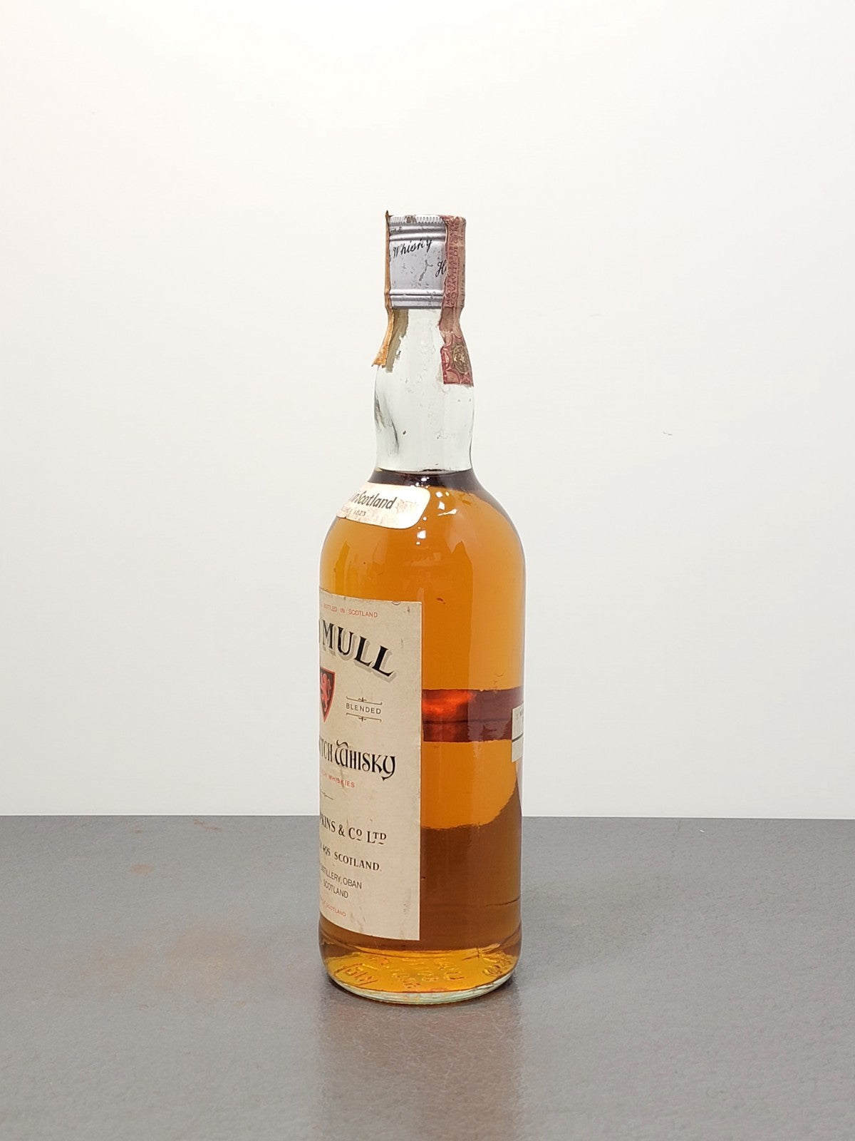 Whisky Old Mull John Hopkins 1960s Oban Fine Scotch Whisky 75 cl 40%