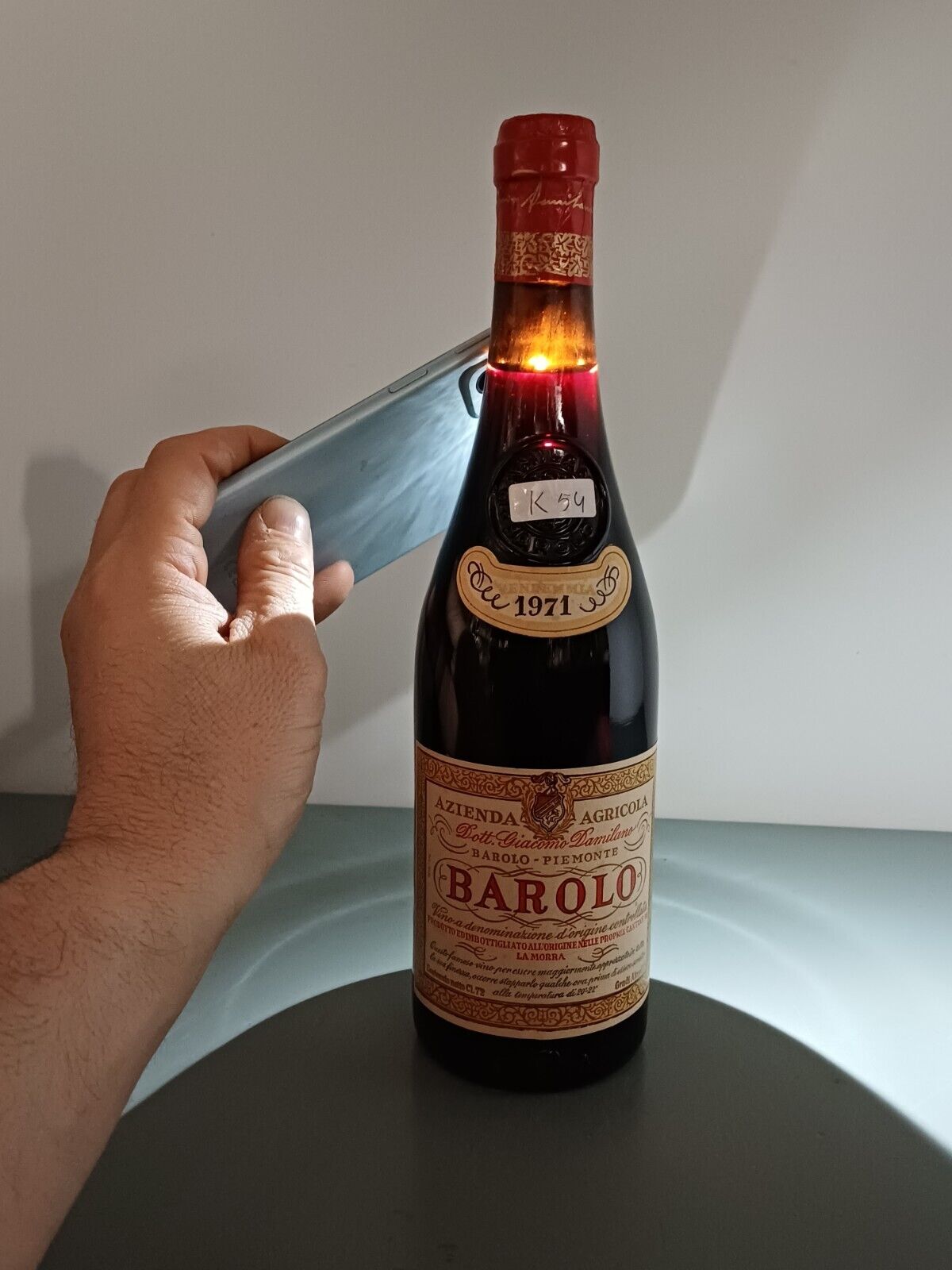 Barolo Giacomo Damilano 1971 bott. 72 cl 13,5%