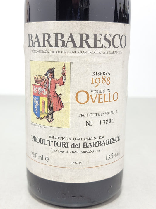 Barbaresco Ovello Riserva 1988 Produttori Del Barbaresco bott. 75 cl 13.5%