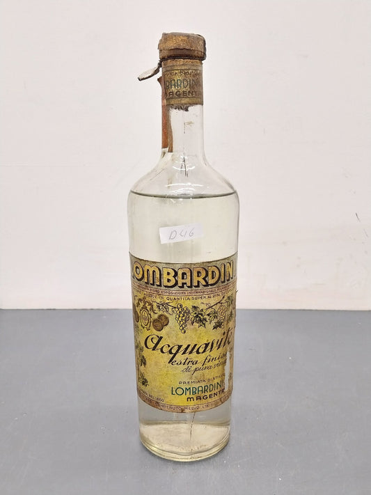 Grappa 1933/44 G. B Lombardini Acquavite Sigillo E.Finissima bott 1 litro