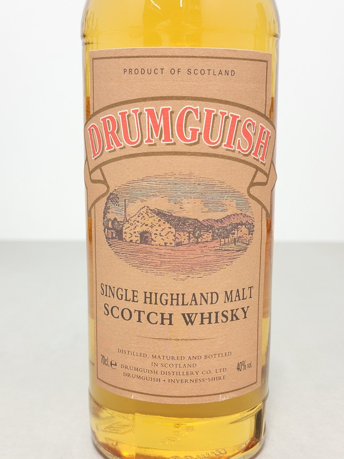Whisky Drumguish 1980s Single Highland Malt Scotch con Box Whisky bott 70 cl 40%