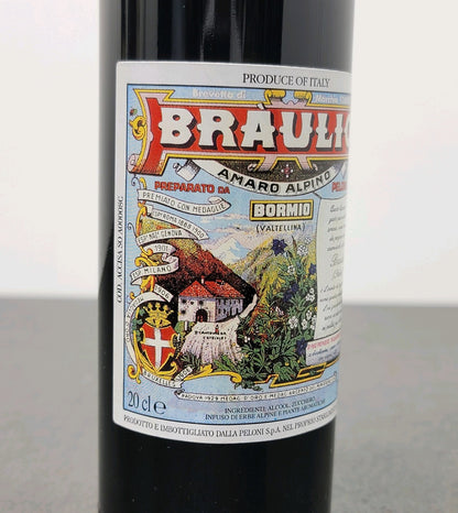 Amaro Alpino Braulio 1970s Box 2 Bottiglie Peloni bott. 20 cl 21%