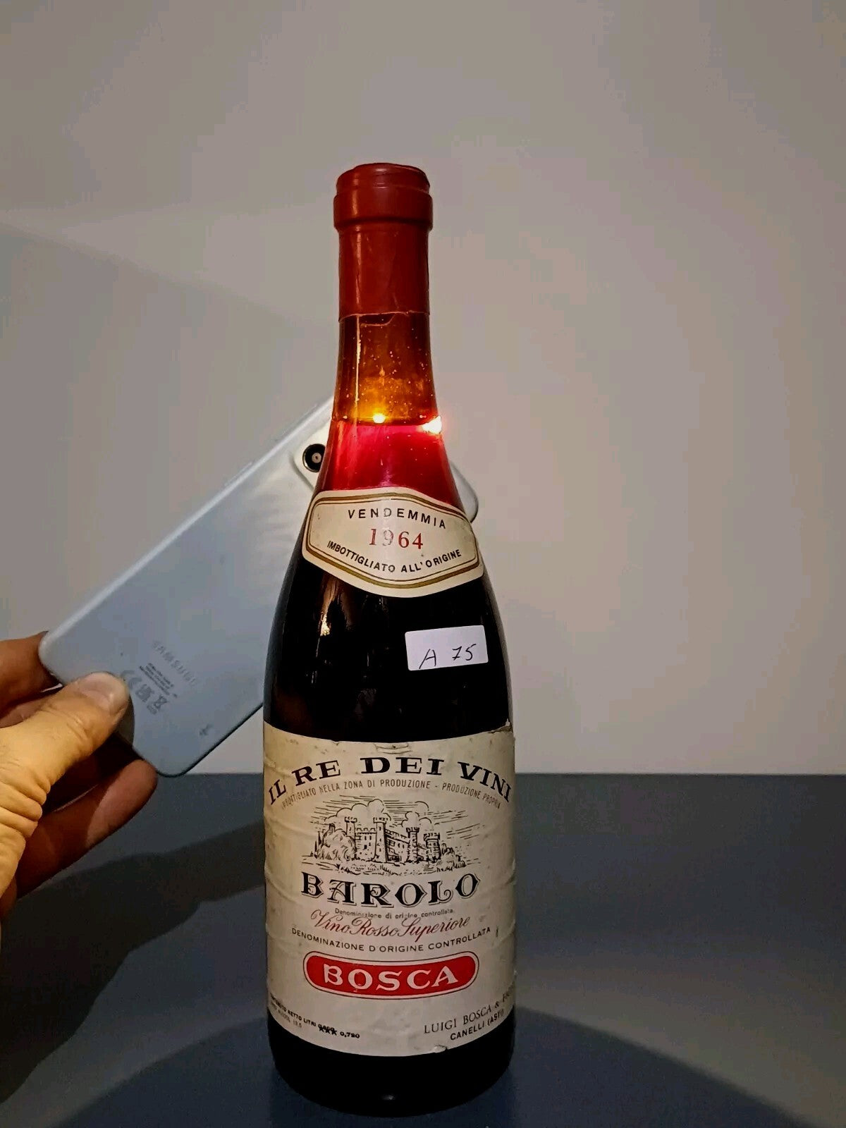 Barolo Luigi Bosca 1964 Vino Rosso Superiore bott.72 cl 13.5%