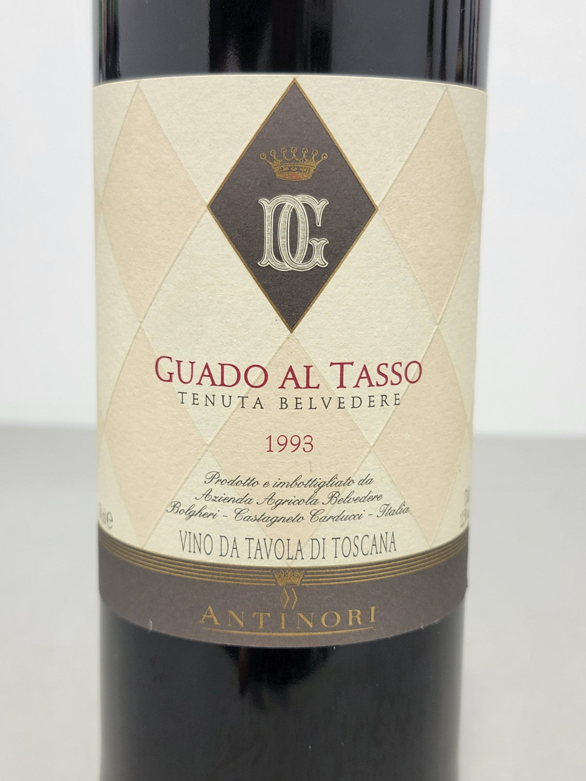 Guado al Tasso 1993 Tenuta Belvedere Antinori Bolgheri Superiore 75 cl 12,5%