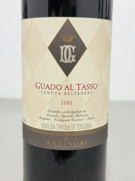 Guado al Tasso 1993 Tenuta Belvedere Antinori Bolgheri Superiore 75 cl 12,5%
