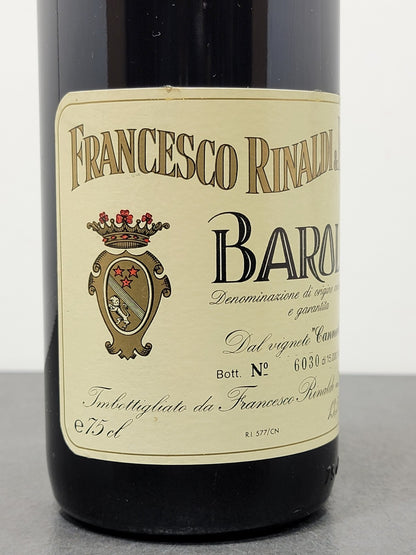 Barolo Francesco Rinaldi 1983 Vigneto Cannubbio bott.75 cl 13.5%