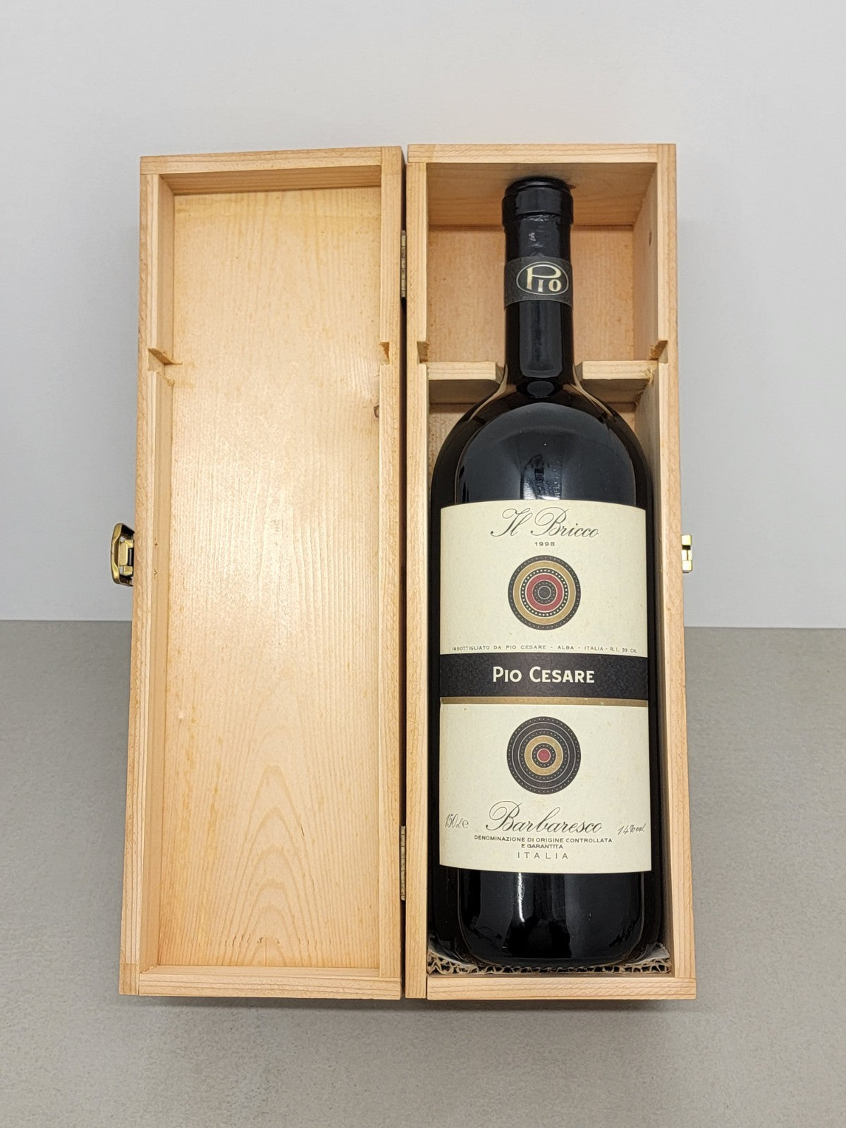Barbaresco il Bricco Magnum 1998 Pio Cesare Alba Cassa Legno bott. 1,5 litri 14%