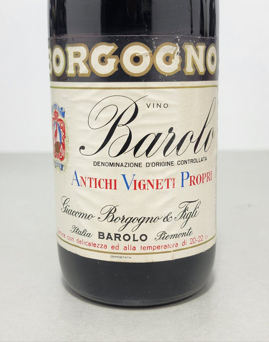 Barolo Borgogno Riserva 1968 Antichi Vigneti Propri bott.72 cl 13,5%