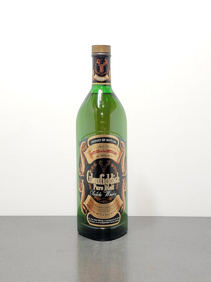 Glenfiddich Pure Malt Scotch Whisky 1970s William Grant B. 1 Litro 43% 86 Proof