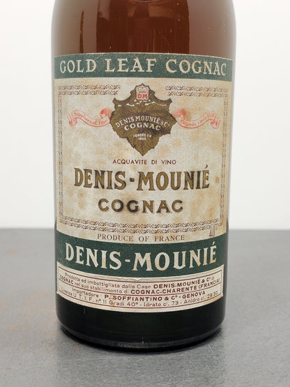 Cognac Denis Mounie Gold Leaf 1960s bott.73 cl 40%