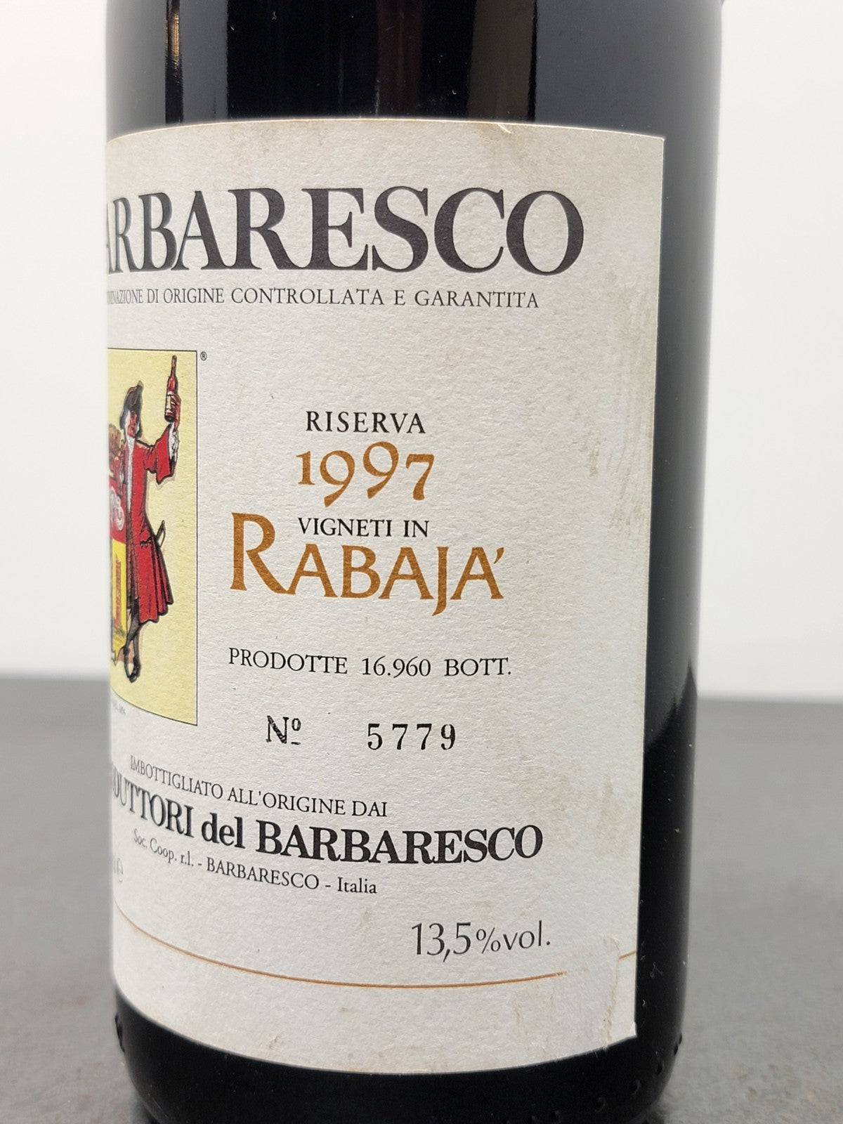 Barbaresco Rabaja Riserva 1997 Produttori Del Barbaresco bott.75 cl 13.5%