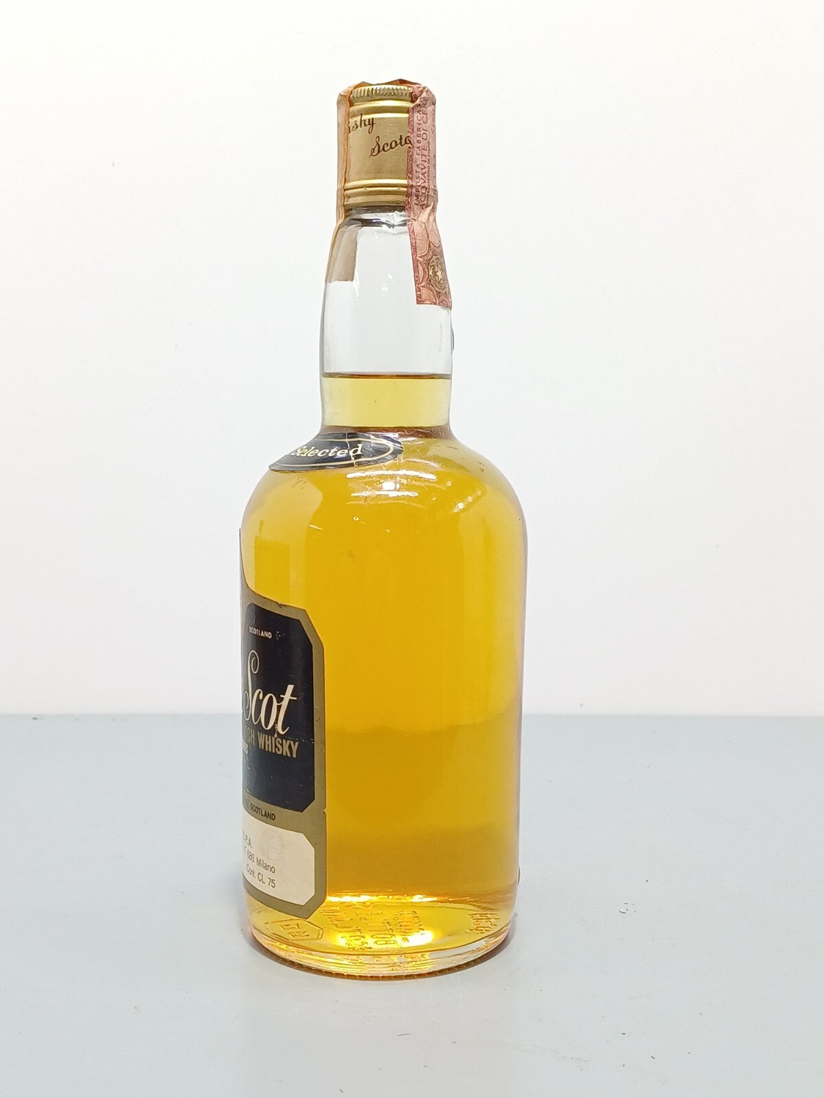 Whisky Bonnie Scot Old Selected Special Blended Scotch anni 70 bott.75 cl