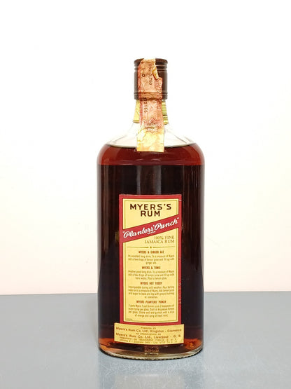 Rum 1980s Myers’s World Famous Dark Mellow Jamaica Fred LMyers bott.75 cl