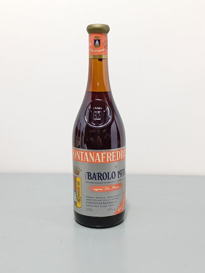 Barolo Fontanafredda Riserva Speciale 1970 Vigna La Rosa Centenario 75 cl 13%